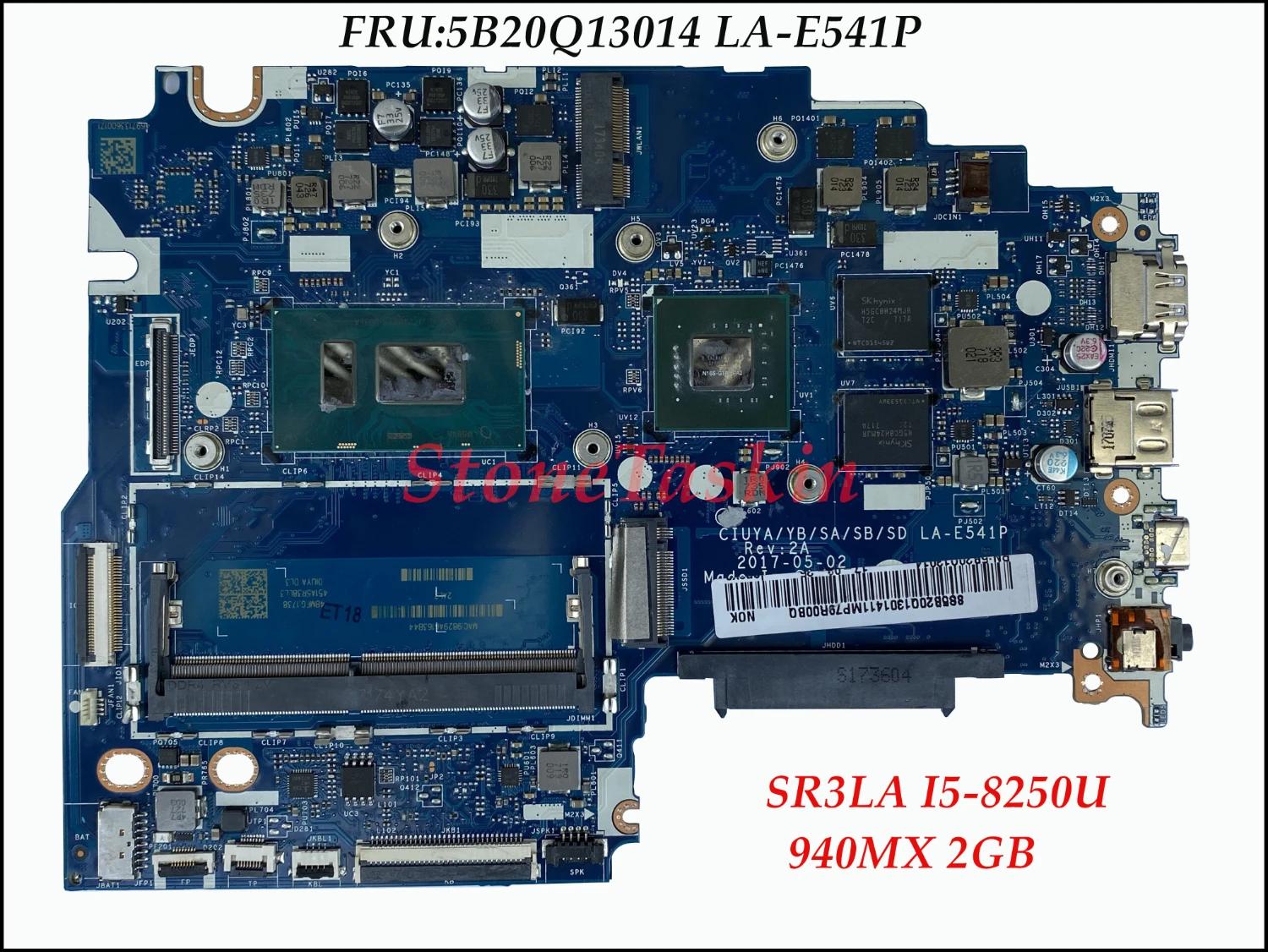  IdeaPad ÷ 5 1470 Ʈ    CIUYA/YB/SA/SB/SD LA-E541P: 5B20Q13014 SR3LA I5-8250U CPU 940MX GPU DDR4